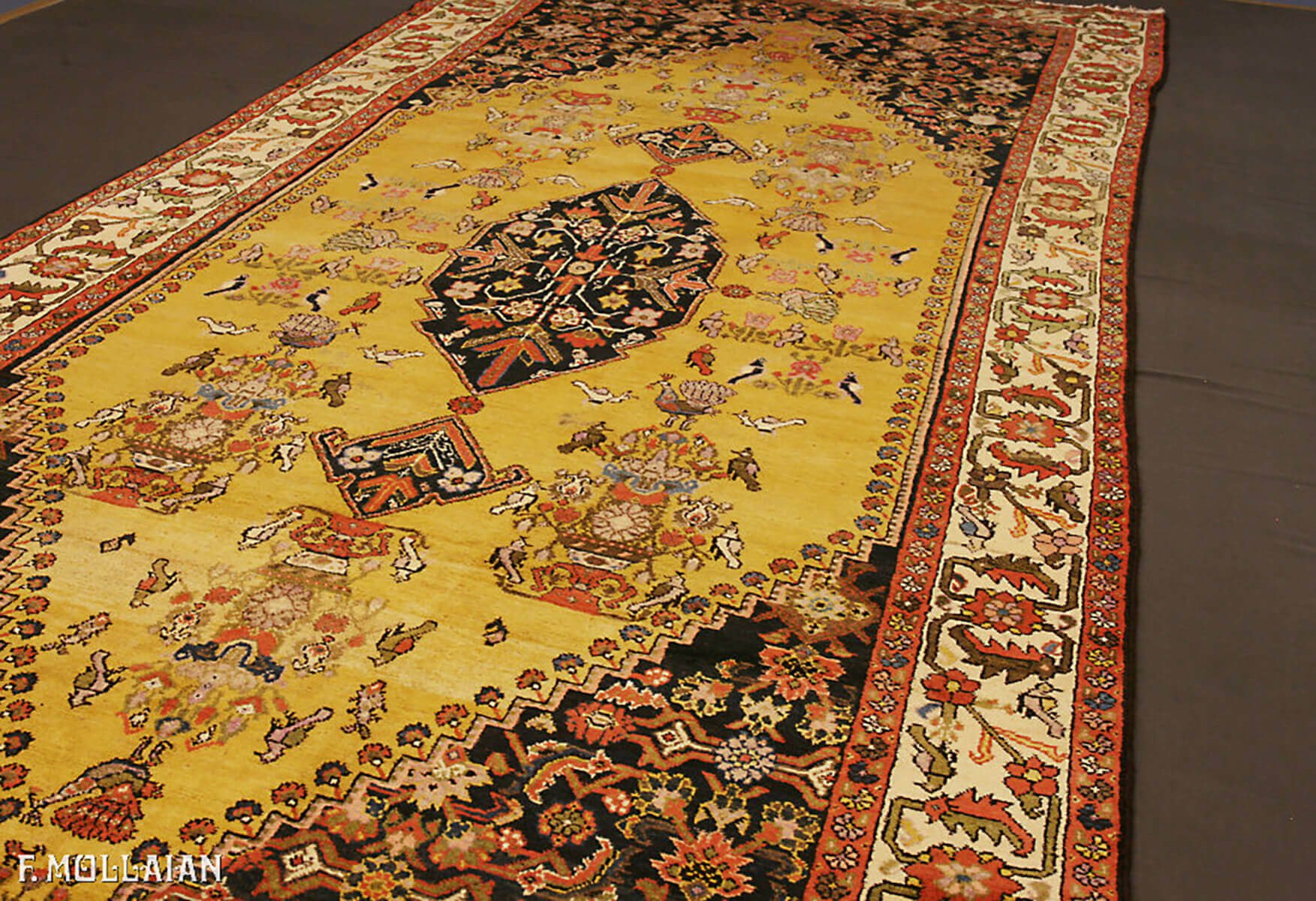 Tapis Persan Antique Malayer n°:56729301